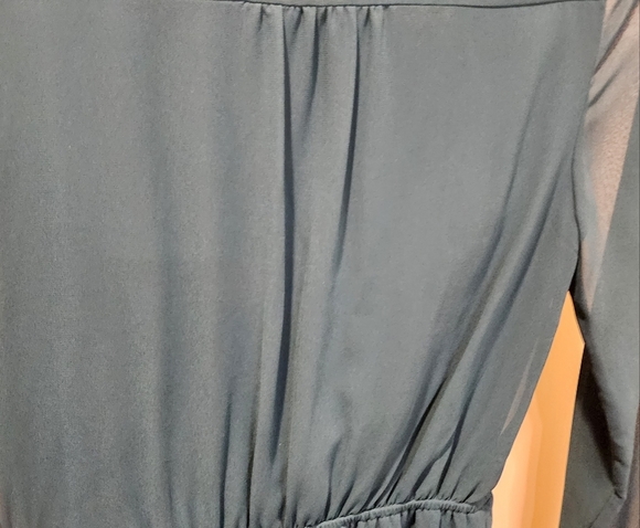 Express Chiffon emeral green romper size XS - Picture 7 of 11